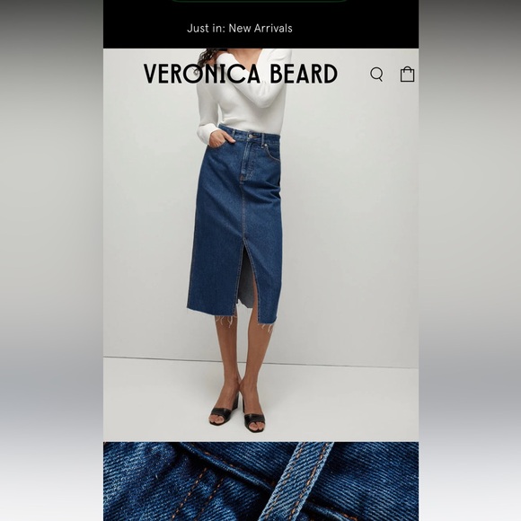 Veronica Beard Denim Skirt - Picture 1 of 8